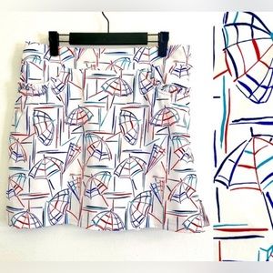 IZOD Golf umbrella print skort Size 14
